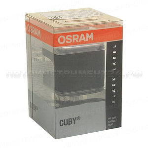 Светильник CUBY LED STRONG BLACK 5x5x5см LI-ION батарея, USB 5V OSRAM /1/6 OLD